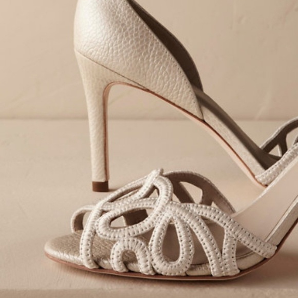 ANTHROPOLOGIE X BHLDN Guilhermina Elin Heels - Picture 6 of 8